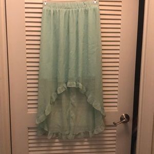 Layered gauze skirt